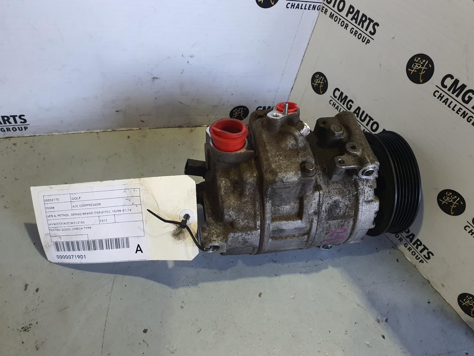 View Auto part A/C Compressor Volkswagen Golf 2012