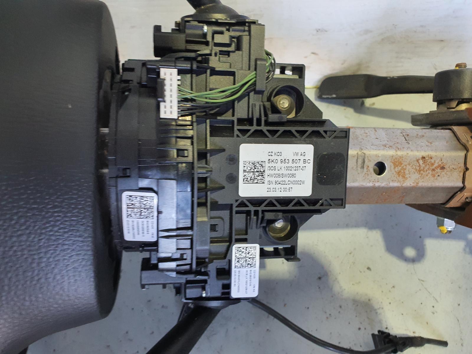 View Auto part Steering Column Volkswagen Golf 2012