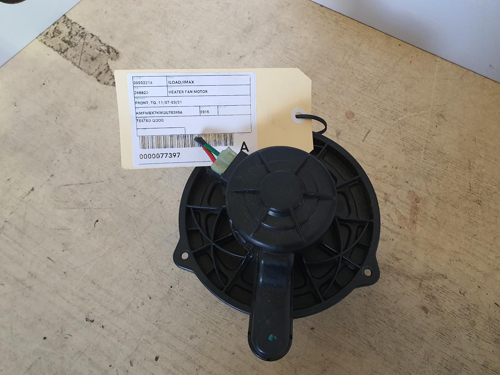 2015 Hyundai Iload/imax Heater Fan Motor View Auto part Heater Fan Motor Hyundai Iload/imax 2015