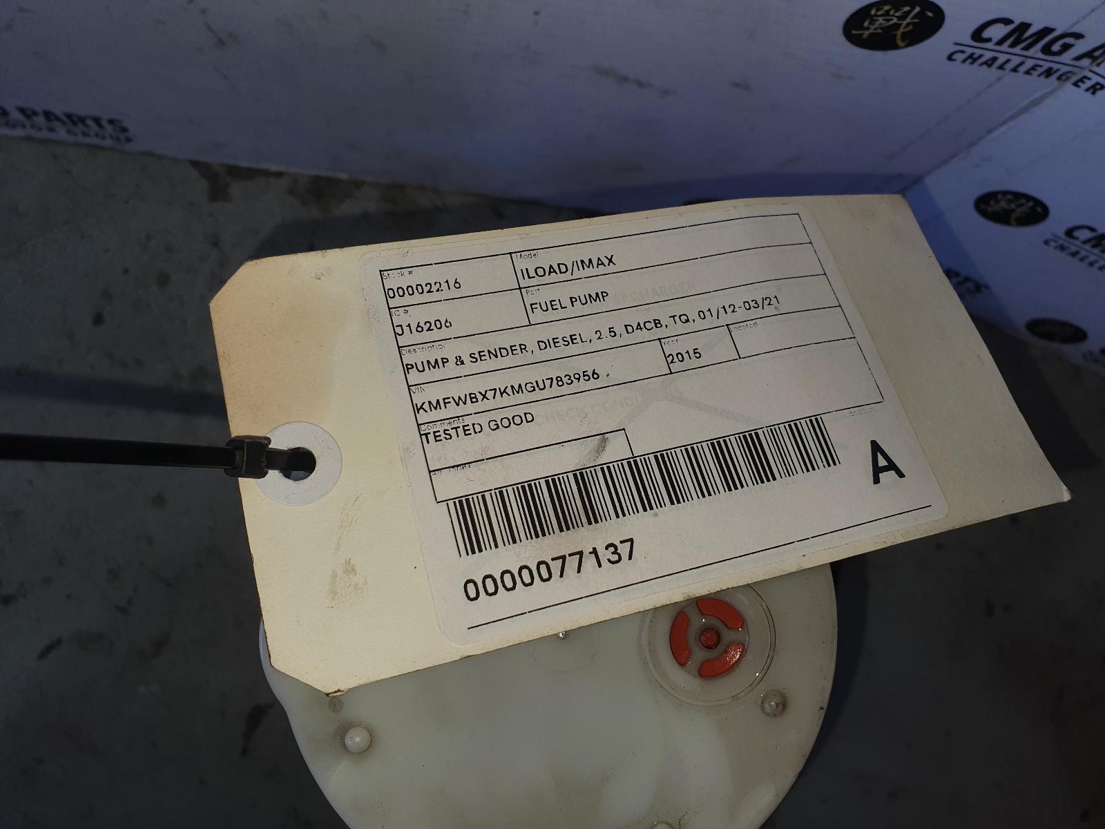 View Auto part Fuel Pump Hyundai Iload/imax 2015