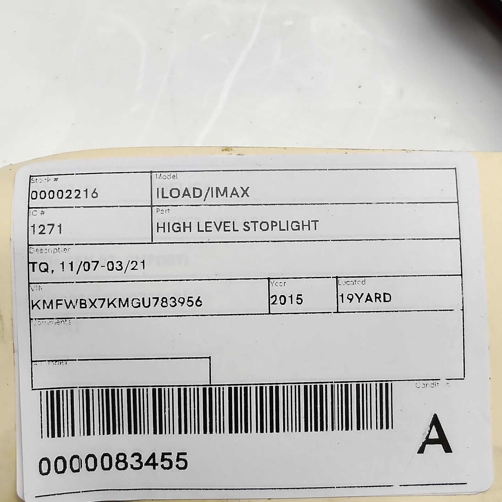 View Auto part High Level Stoplight Hyundai Iload/imax 2015