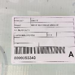 View Auto part Right Rear Door Window Suzuki Swift 2012