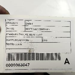 View Auto part Heater/Ac Controls Suzuki Swift 2012