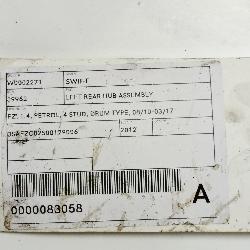View Auto part Left Rear Hub Assembly Suzuki Swift 2012