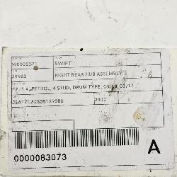 View Auto part Right Rear Hub Assembly Suzuki Swift 2012