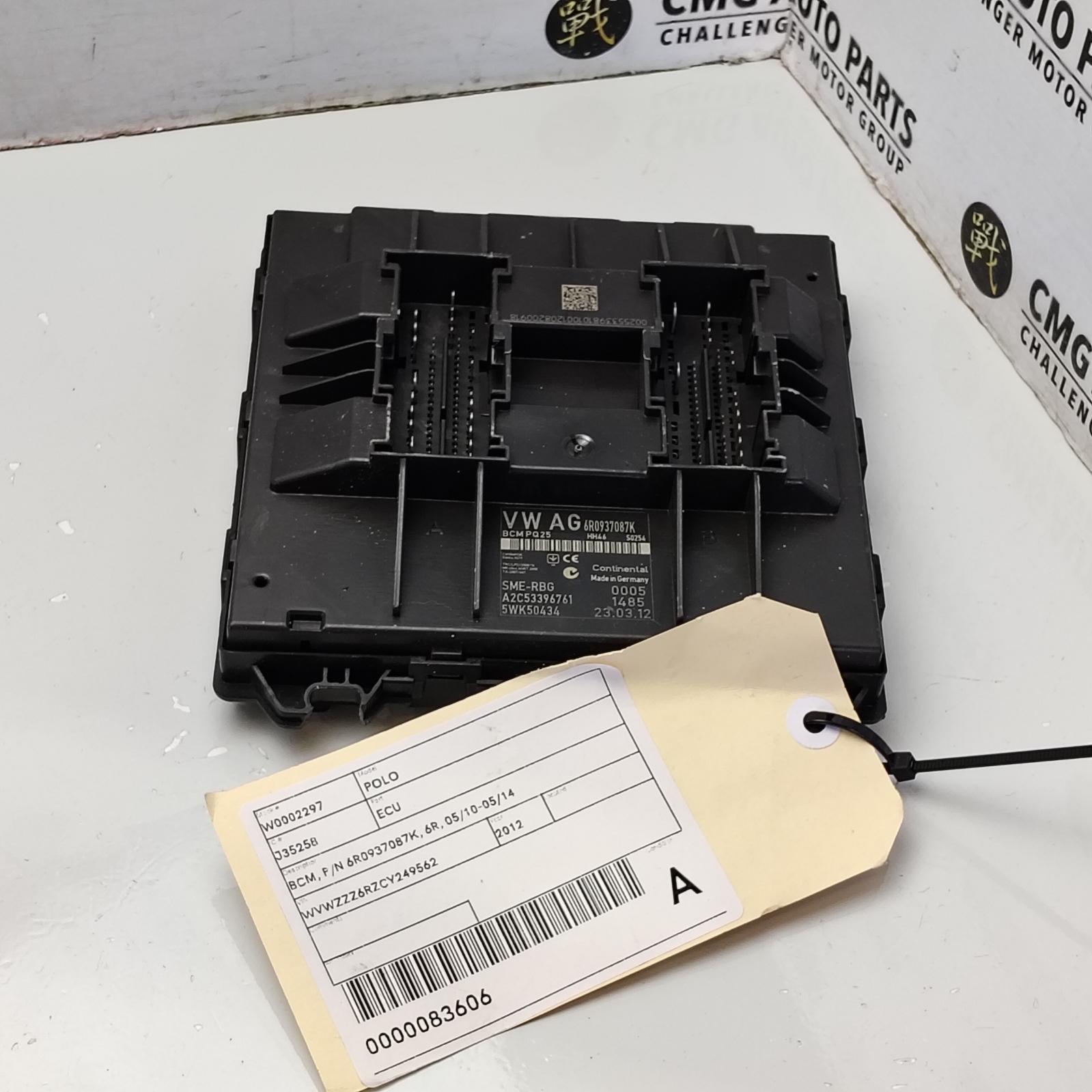 2012 Volkswagen Polo Ecu View Auto part Ecu Volkswagen Polo 2012