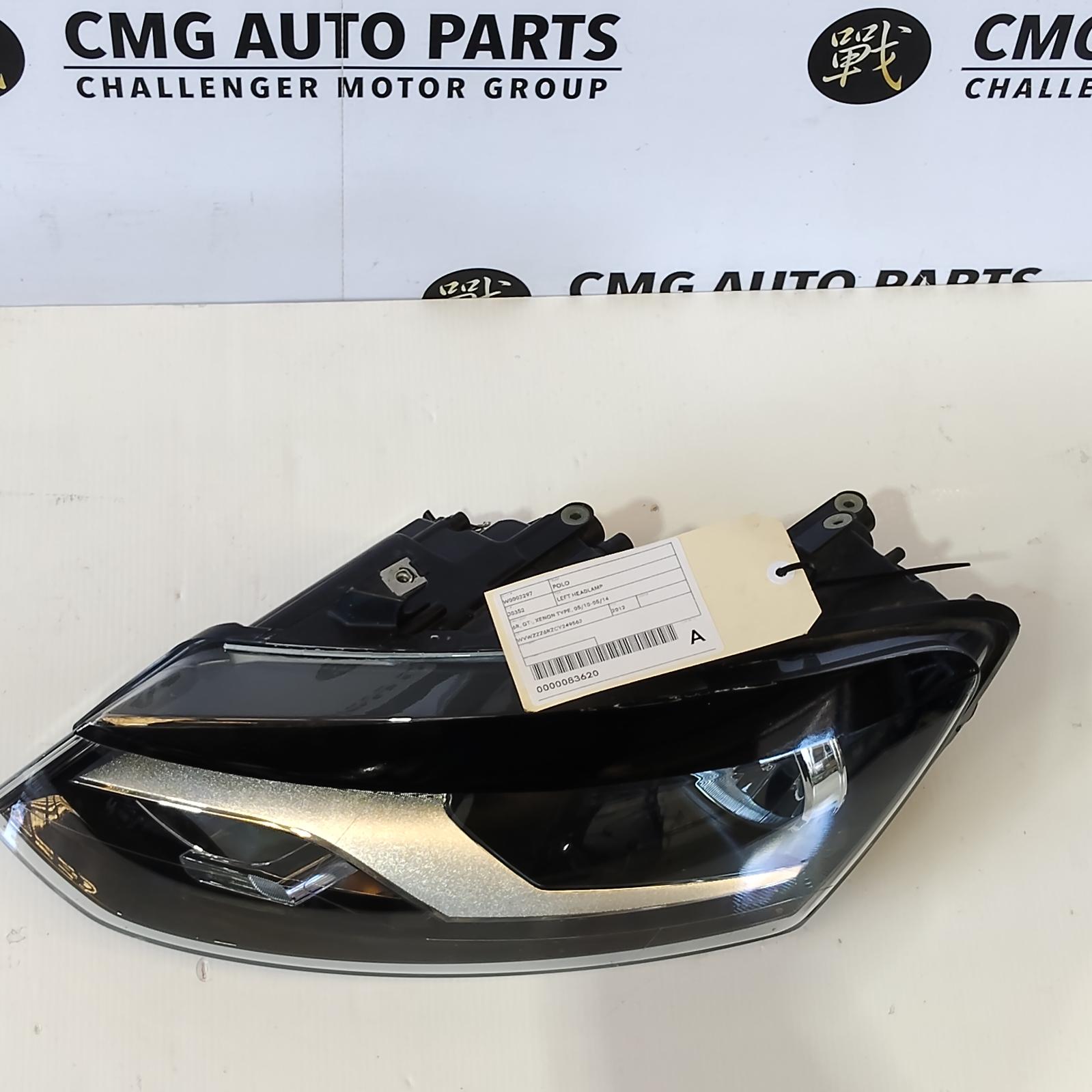 2012 Volkswagen Polo Left Headlamp View Auto part Left Headlamp Volkswagen Polo 2012