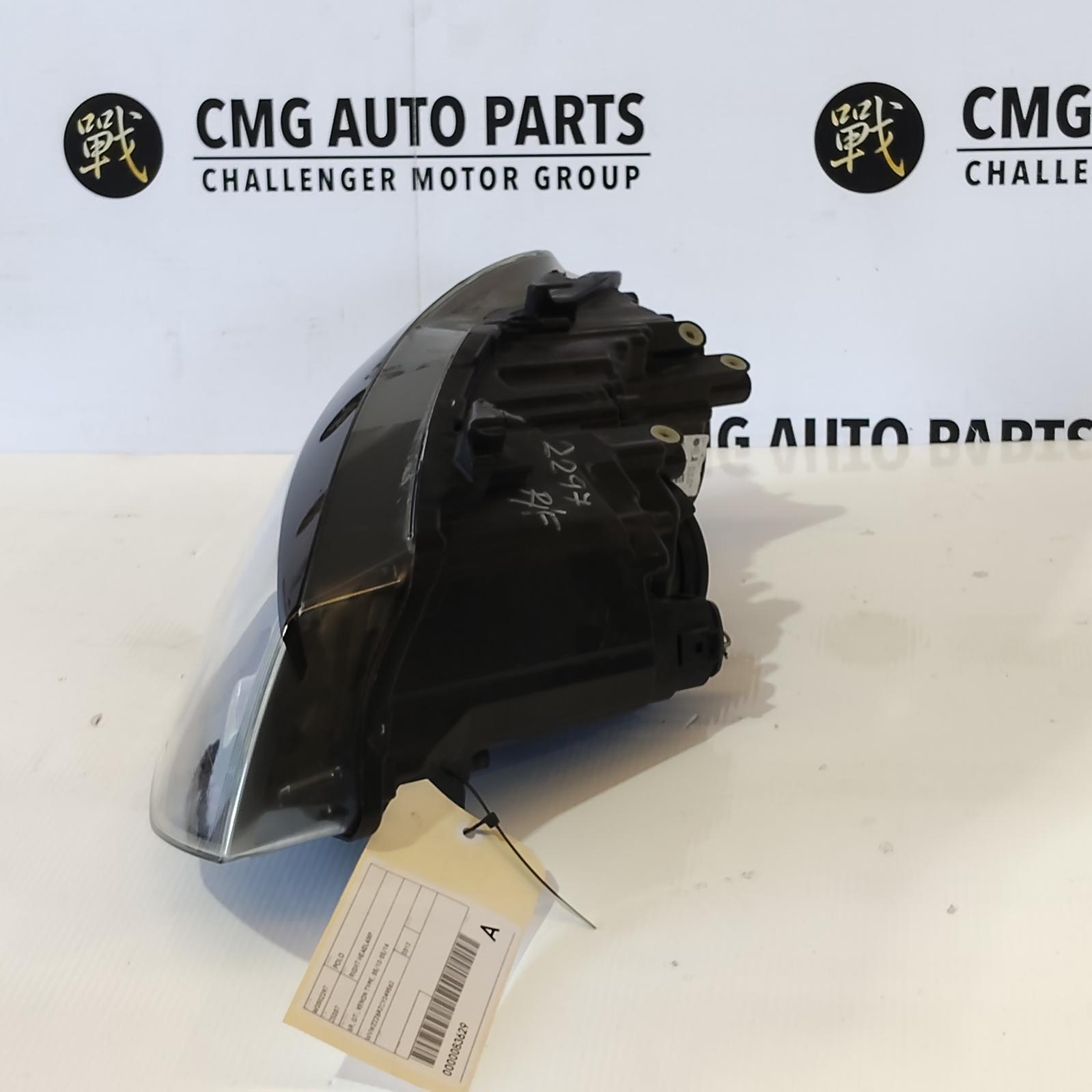 2012 Volkswagen Polo Right Headlamp View Auto part Right Headlamp Volkswagen Polo 2012
