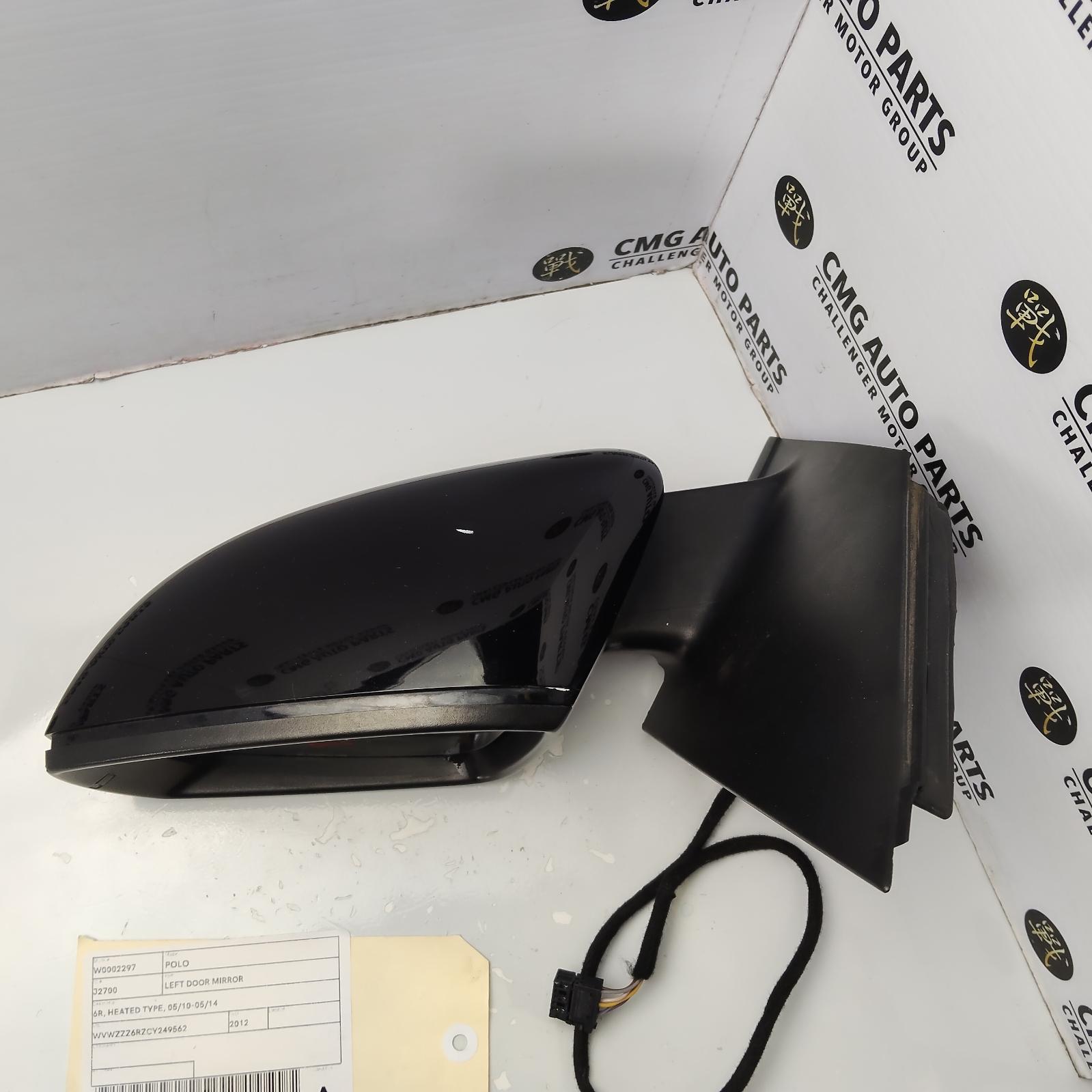 2012 Volkswagen Polo Left Door Mirror View Auto part Left Door Mirror Volkswagen Polo 2012