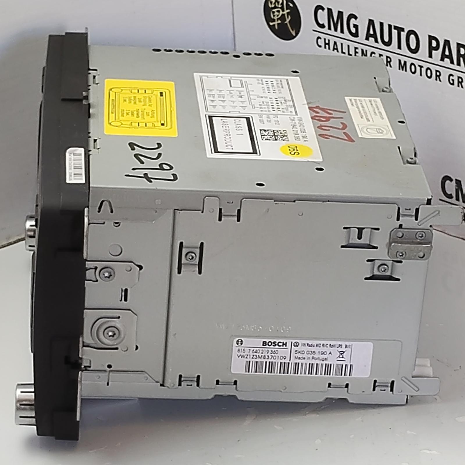 2012 Volkswagen Polo Radio/Cd/Dvd/Sat/Tv View Auto part Radio/Cd/Dvd/Sat/Tv Volkswagen Polo 2012