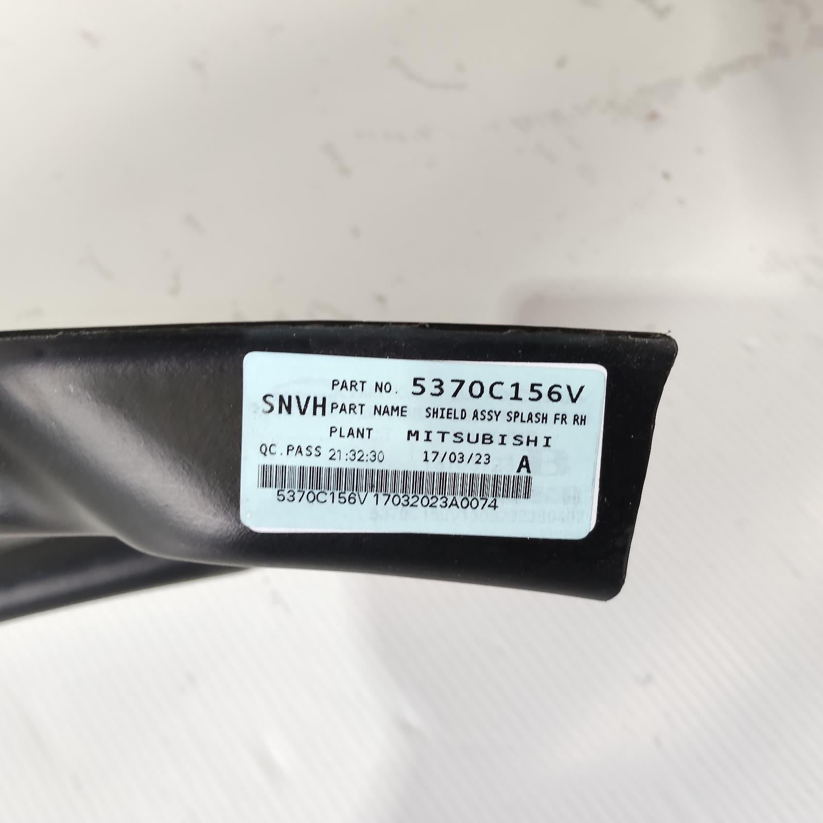 View Auto part Left Guard Liner Mitsubishi Triton 2021