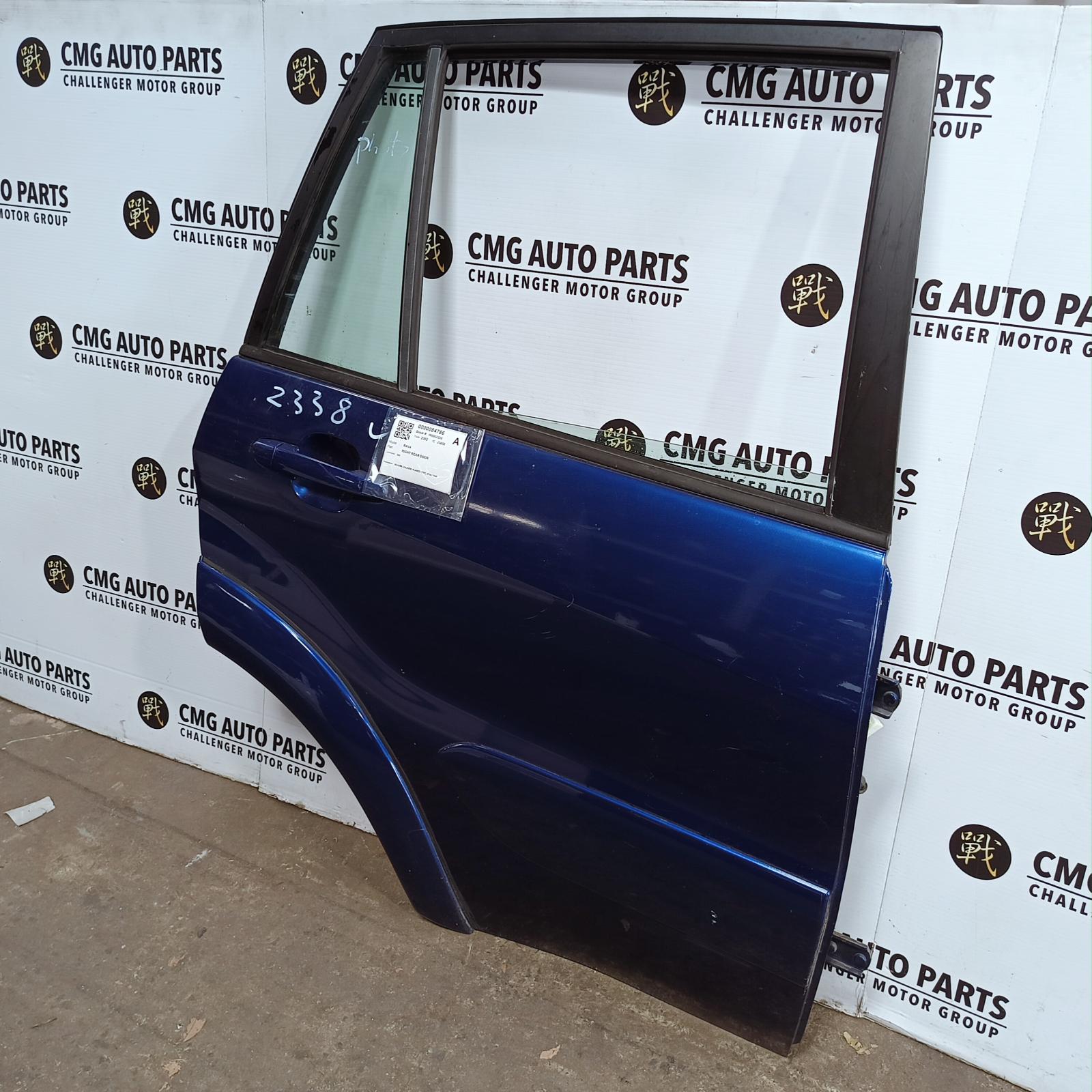 Right Rear Door Sliding Rav4 Toyota 2002