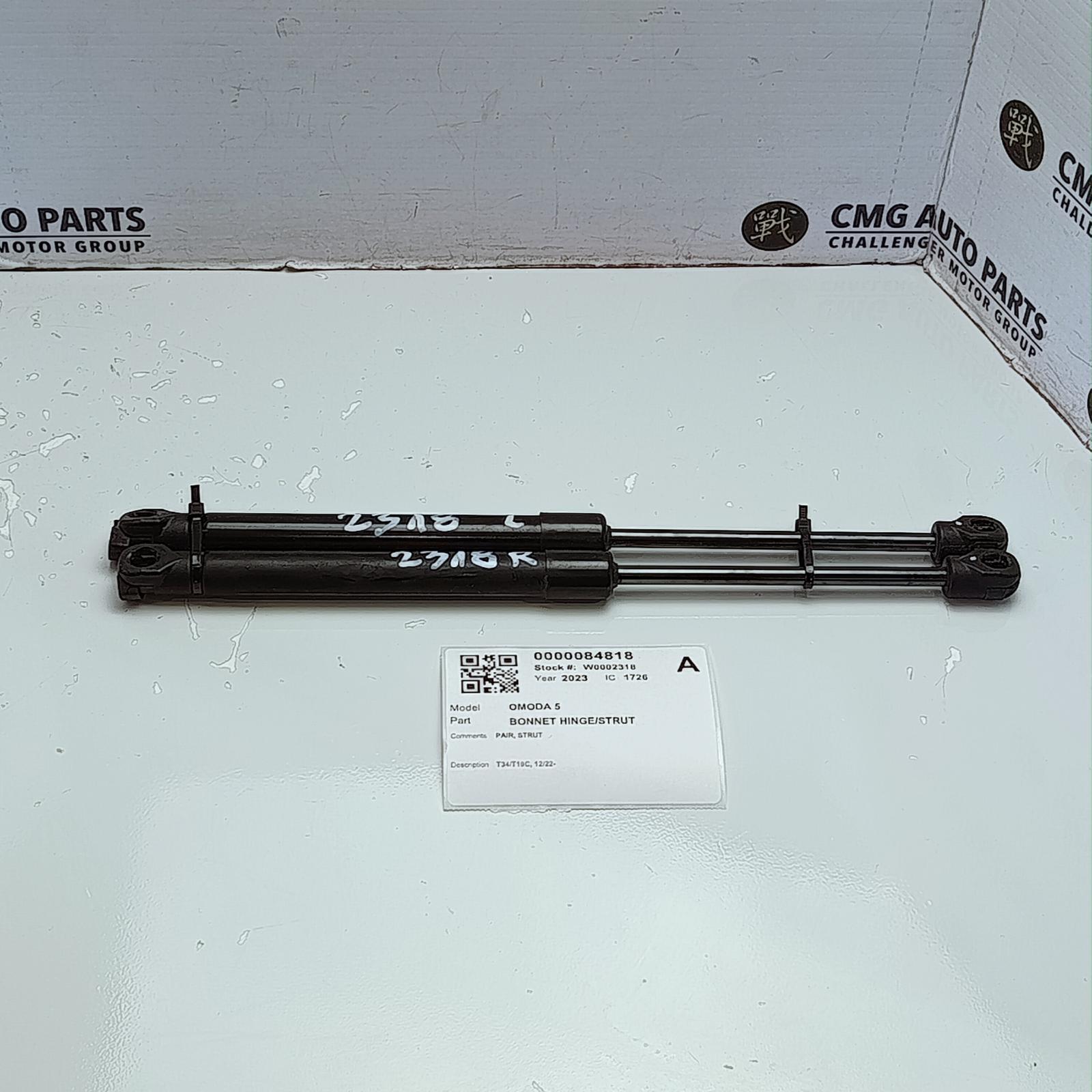 View Auto part Bonnet Hinge/Strut Chery Omoda 5 2023