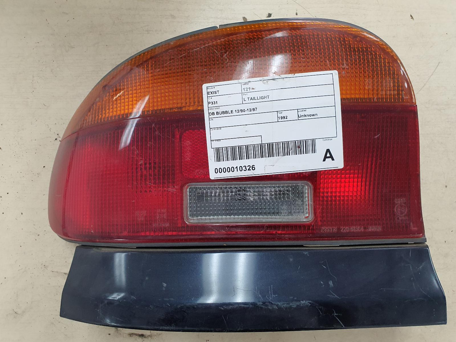 View Auto part Left Taillight Mazda 121 1992