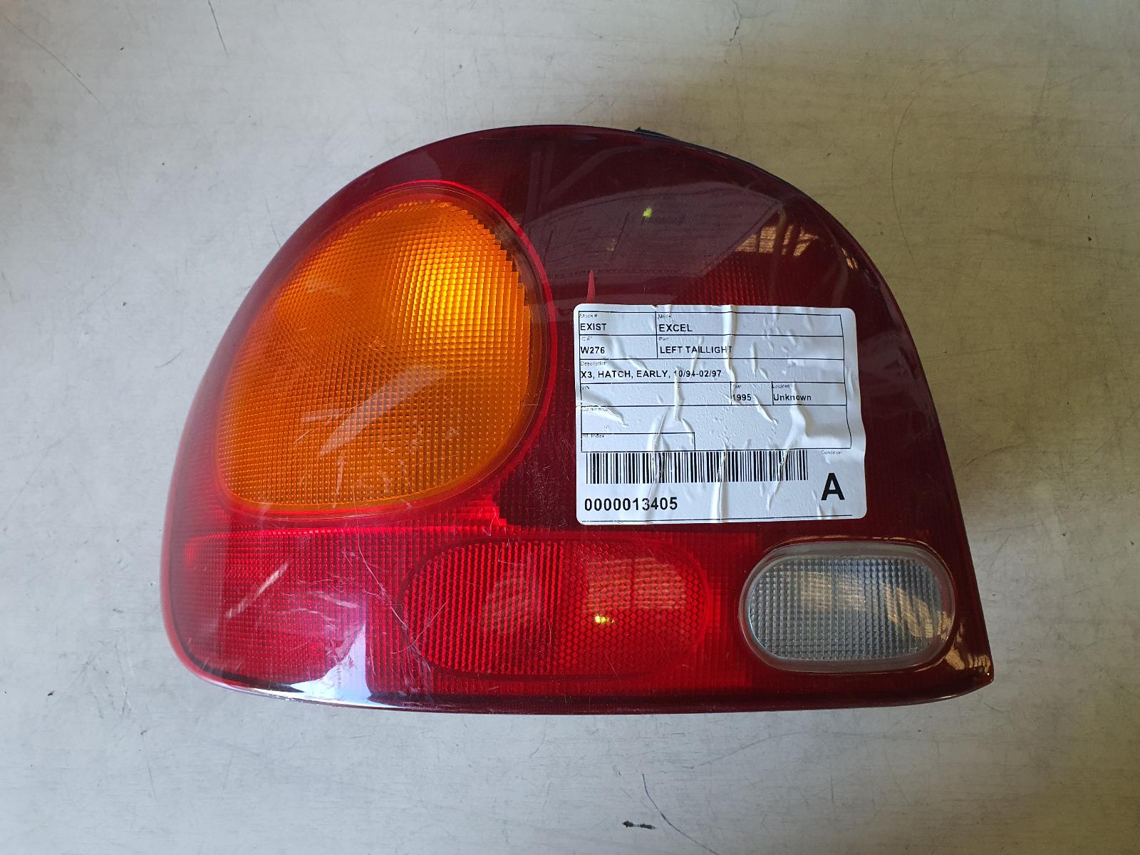 View Auto part Left Taillight Hyundai Excel 1995