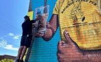 Hawke’s update mural as ‘Freedom Day’ nears Scott Marsh mural