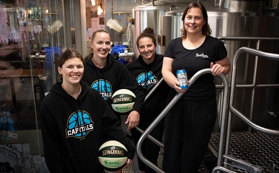 BentSpoke renews WNBL team sponsorship Bentspoke Capitals Shoot-11