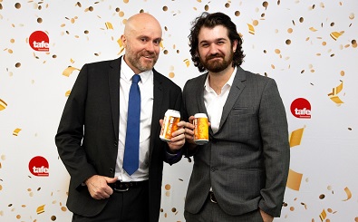 TAFE Queensland student beers win Indies bronze Steve Hendo Henderon and Graduate Matt Wolf