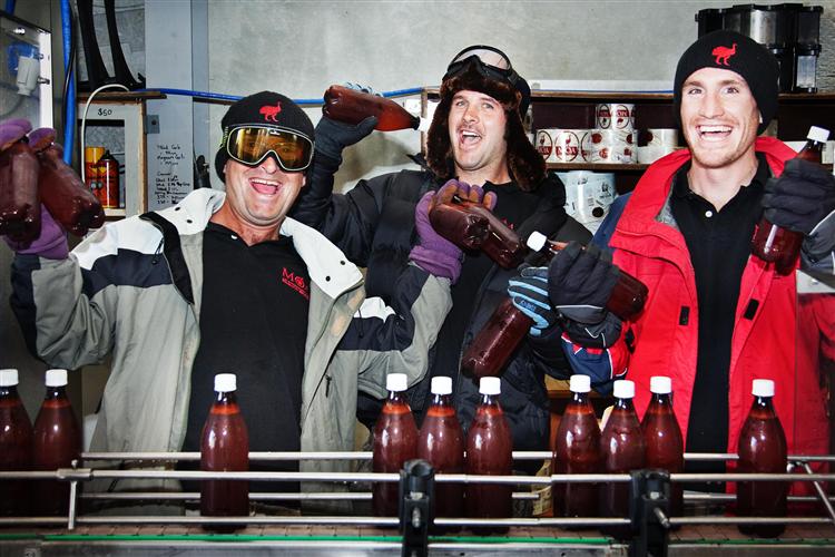 Moa Special Delivery Heading For The Ice Jim-Tannock-Moa-Antarctica-Bottling-Dec-10