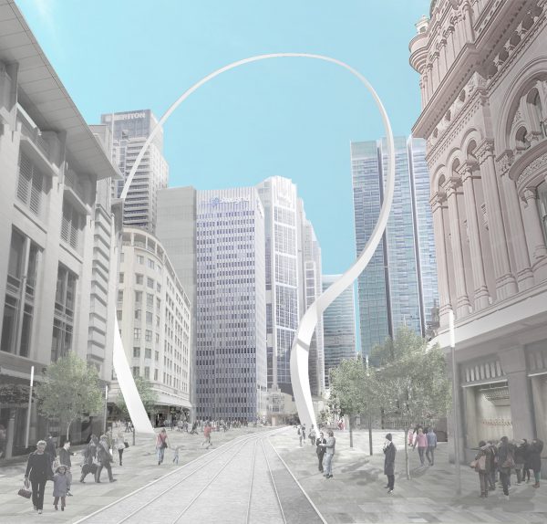 Artist impression of Cloud Arch by Junya Ishigami