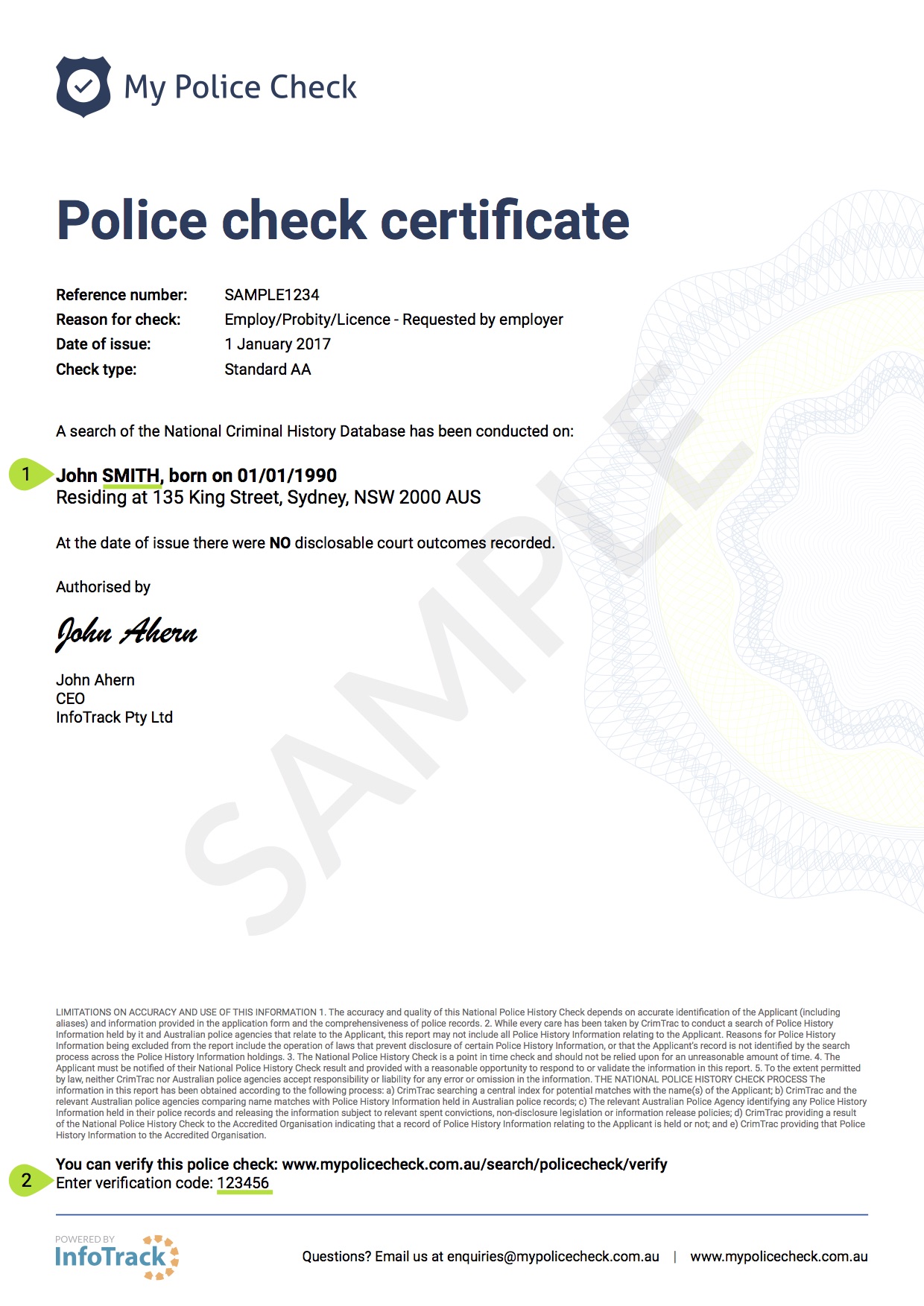 My Police Check
