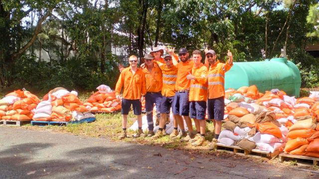 Last day to return sandbags