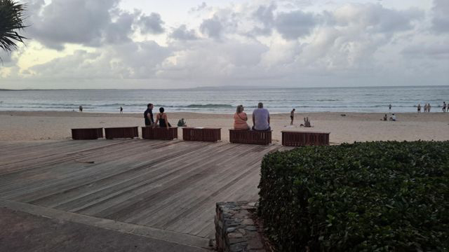 Sand-break seating trial