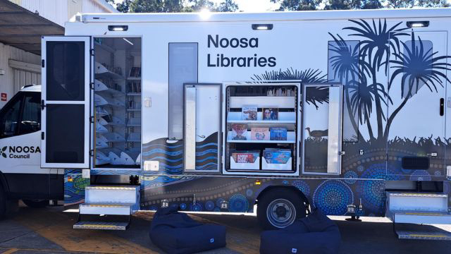 Climb aboard the Mobile Library