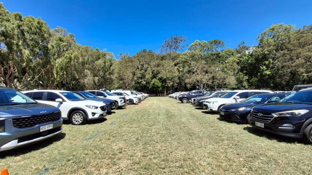 Parking trial to gather data