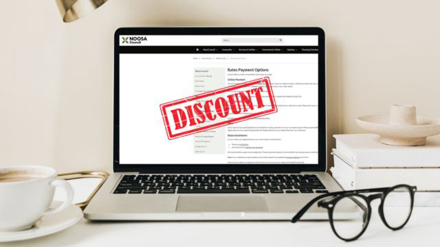Get the rates payment discount