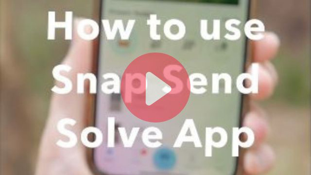 VIDEO: Seen something we should know about? Snap Send Solve it!