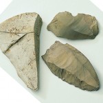 Stone artefacts from the Moores Wharf midden