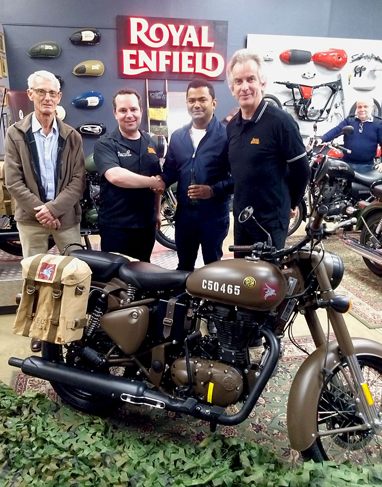 (L-R) John Wauchope, Jon Guidera, Binoj, Nigel Agar with 50465