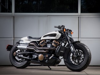 Harley-Davidson’s all-new custom motorcycle with a muscular stance, aggressive, stripped down styling and 1250cc of pure performance, is planned to be released in 2021. (Prototype model shown.)
