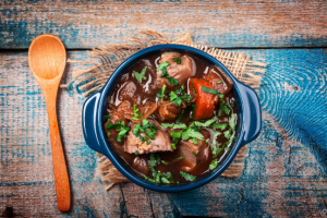 Stewed Beef with Carrot & Onion