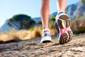 19140311 - athlete running sport feet on trail healthy lifestyle fitness