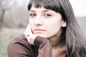 13354898 – portrait of a sad woman