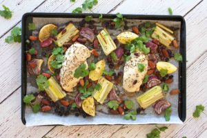 Roast Chicken With Leek, Lemon and Cumin Recipe