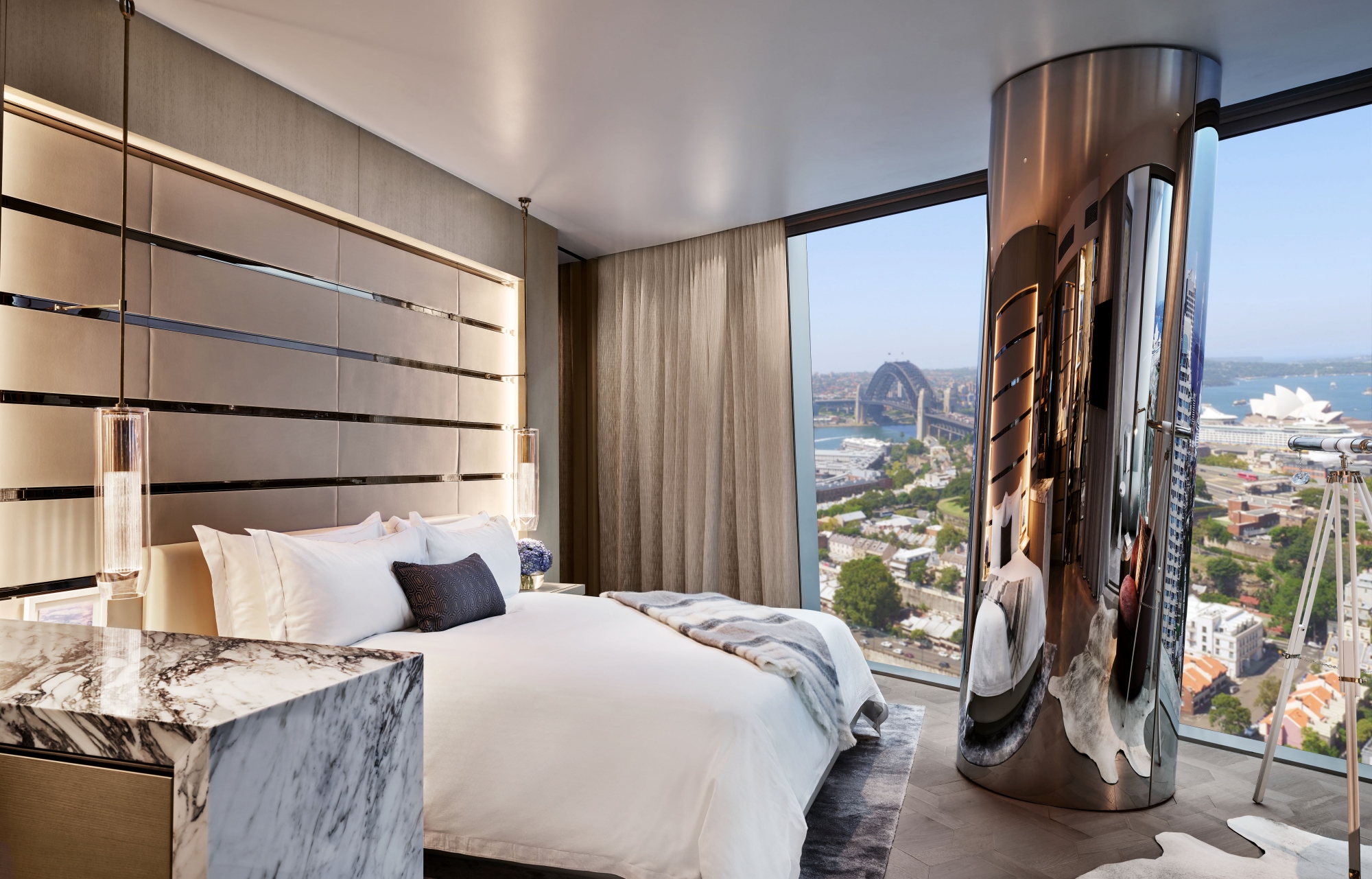 Crown Towers Sydney Deluxe Villa Bedroom (2) Wayfarer