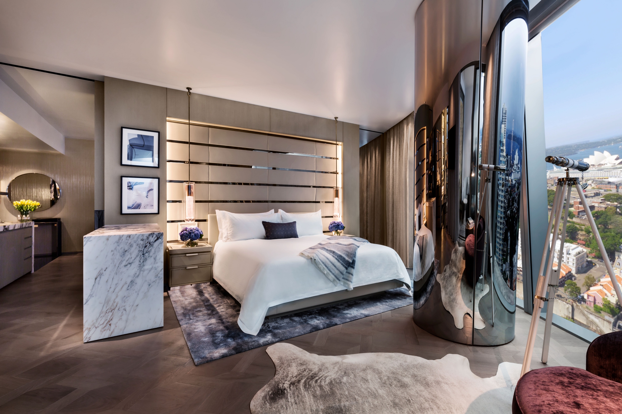 Crown Towers Sydney Deluxe Villa Bedroom Wayfarer