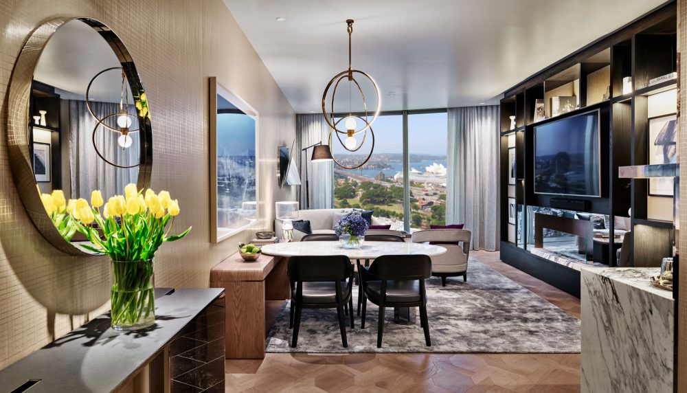 Crown Towers Sydney Deluxe Villa Living and Dining Room (2) Wayfarer