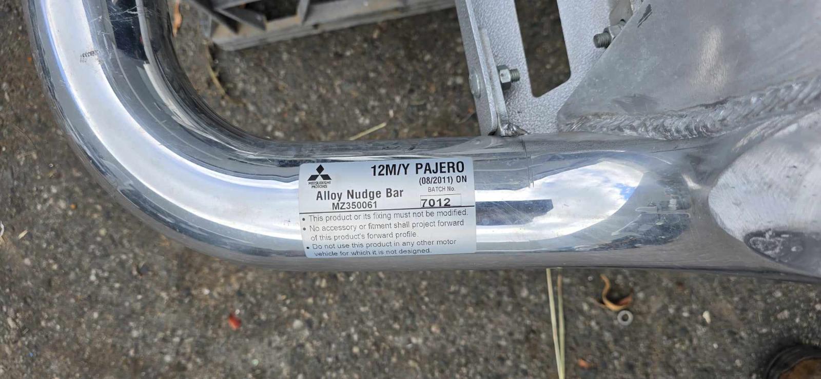 View Auto part Front Bumper Mitsubishi Pajero 2012