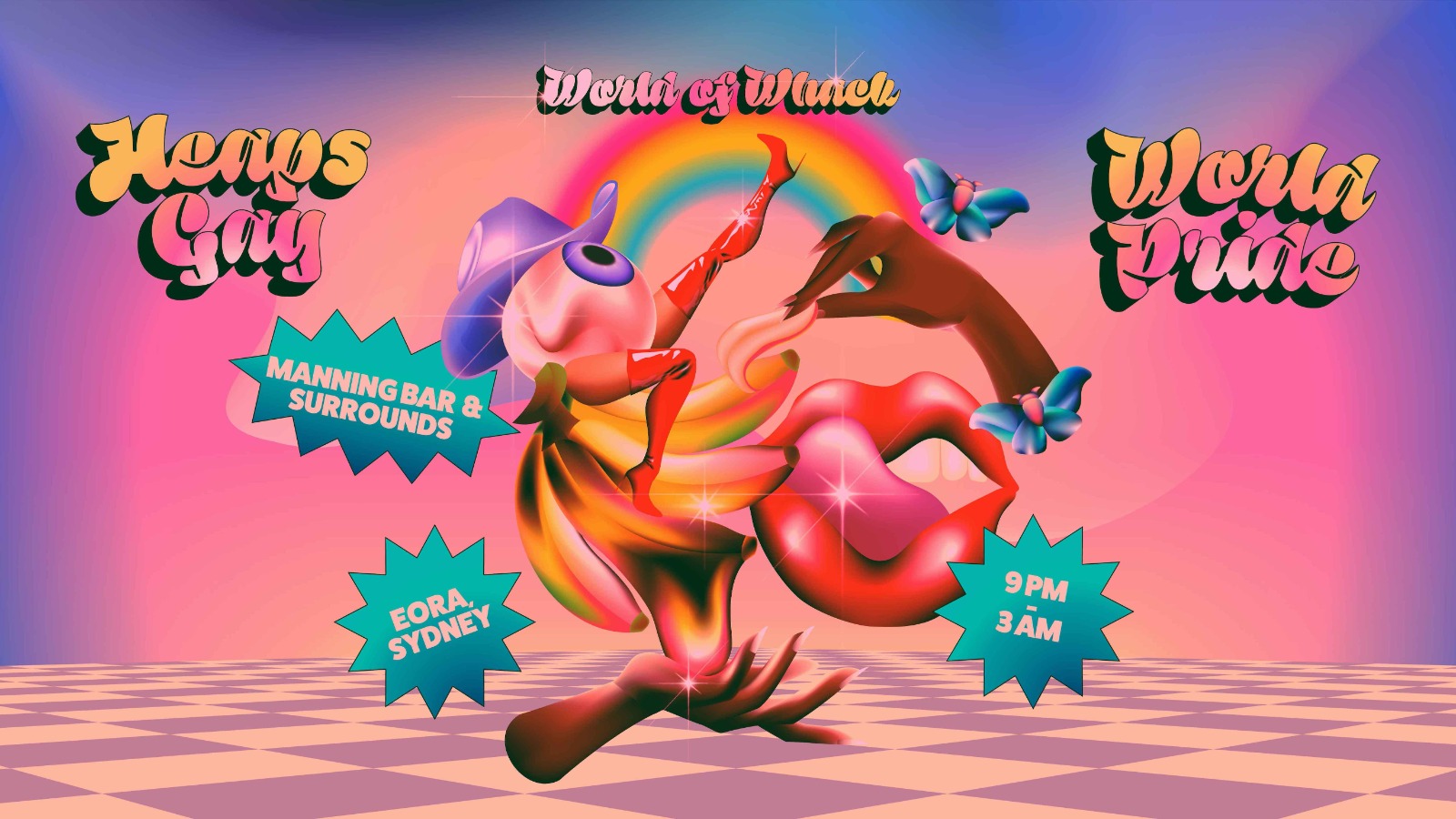 Heaps Gay World of Whack poster