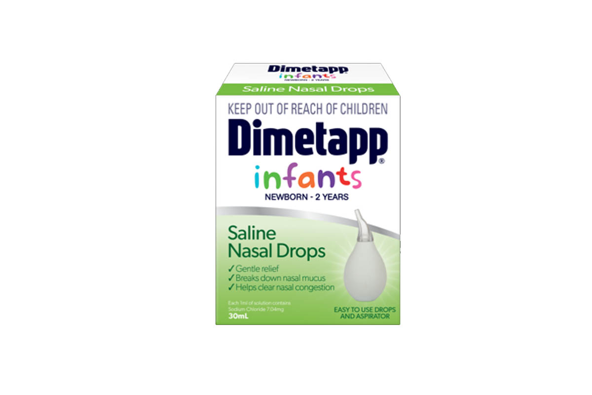 saline nasal solution drops