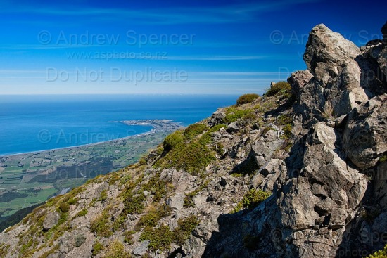 Mt Fyffe and Kaikoura peninsula