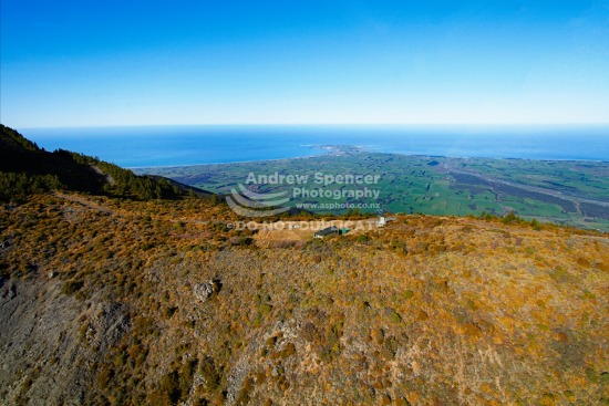 Mt Fyffe Hut and Kaikoura peninsula