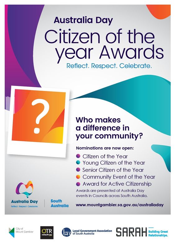 Australia Day Awards | City of Mount Gambier