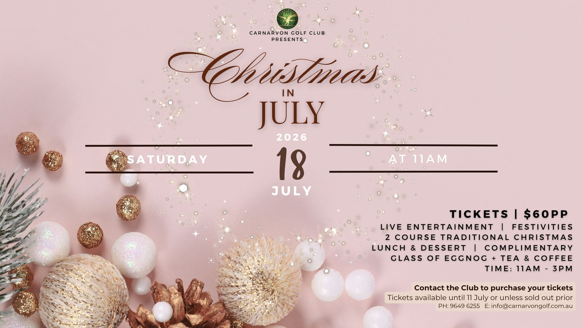 Christmas in July 2026!