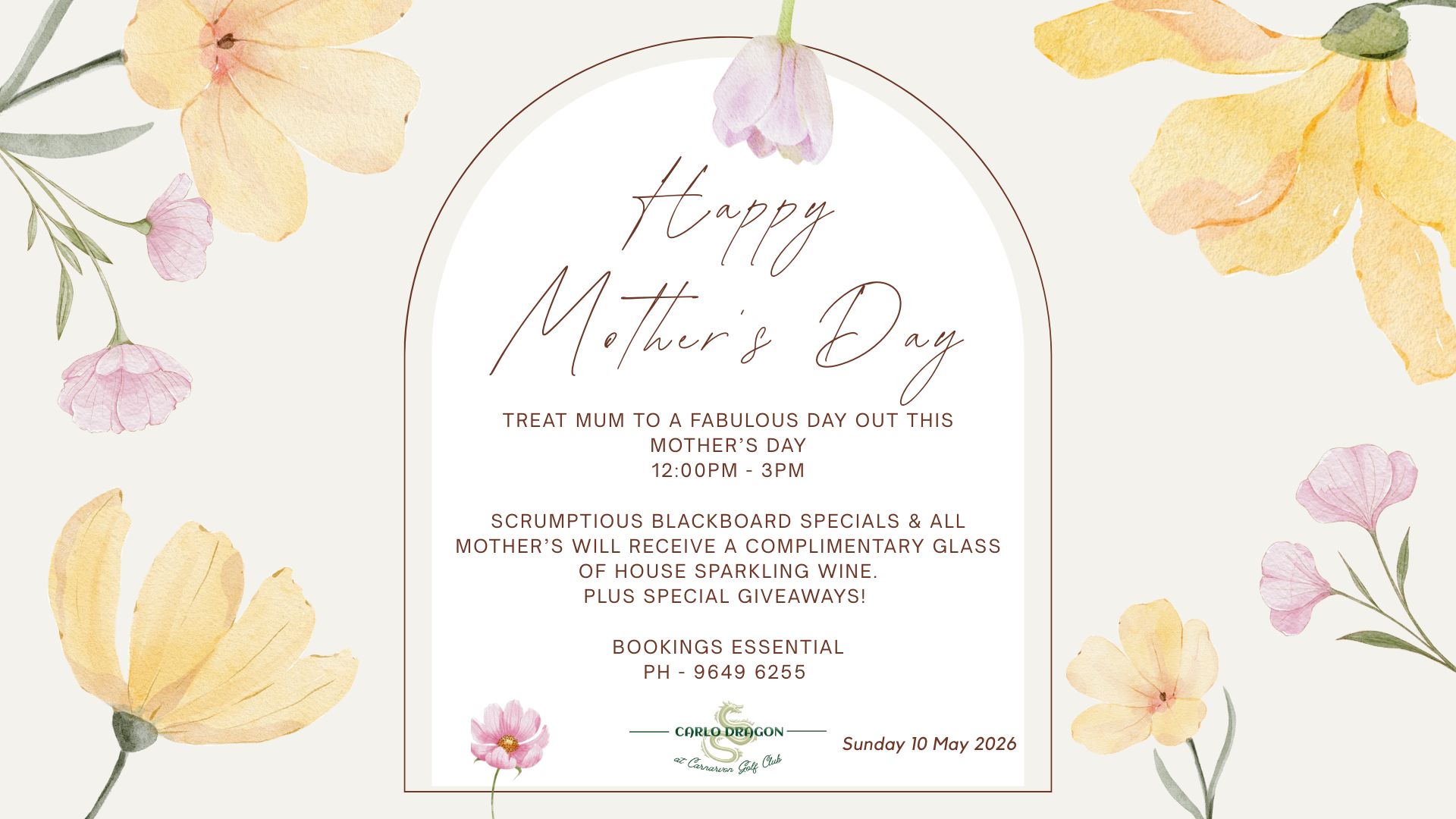 Mother's Day Lunch 2026!