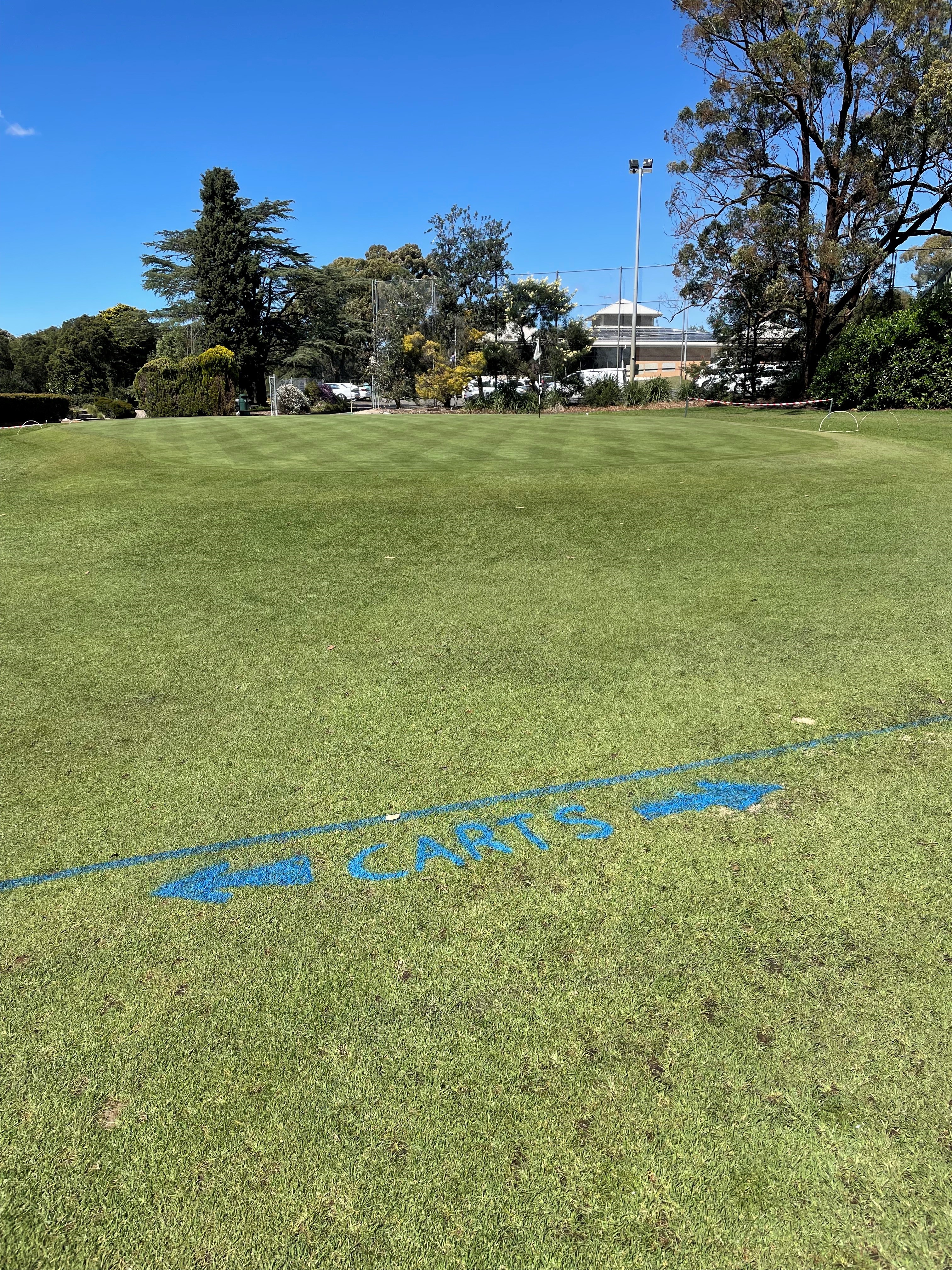 Course Managers Report - Around the Greens in October 2022